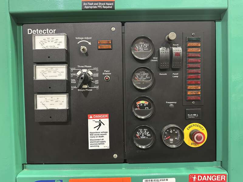500 KW Cummins #GTA28, Natural gas generator set, 277/480 Volts, 496 hours, 770 HP @ 1800 RPM, weather - Image 7