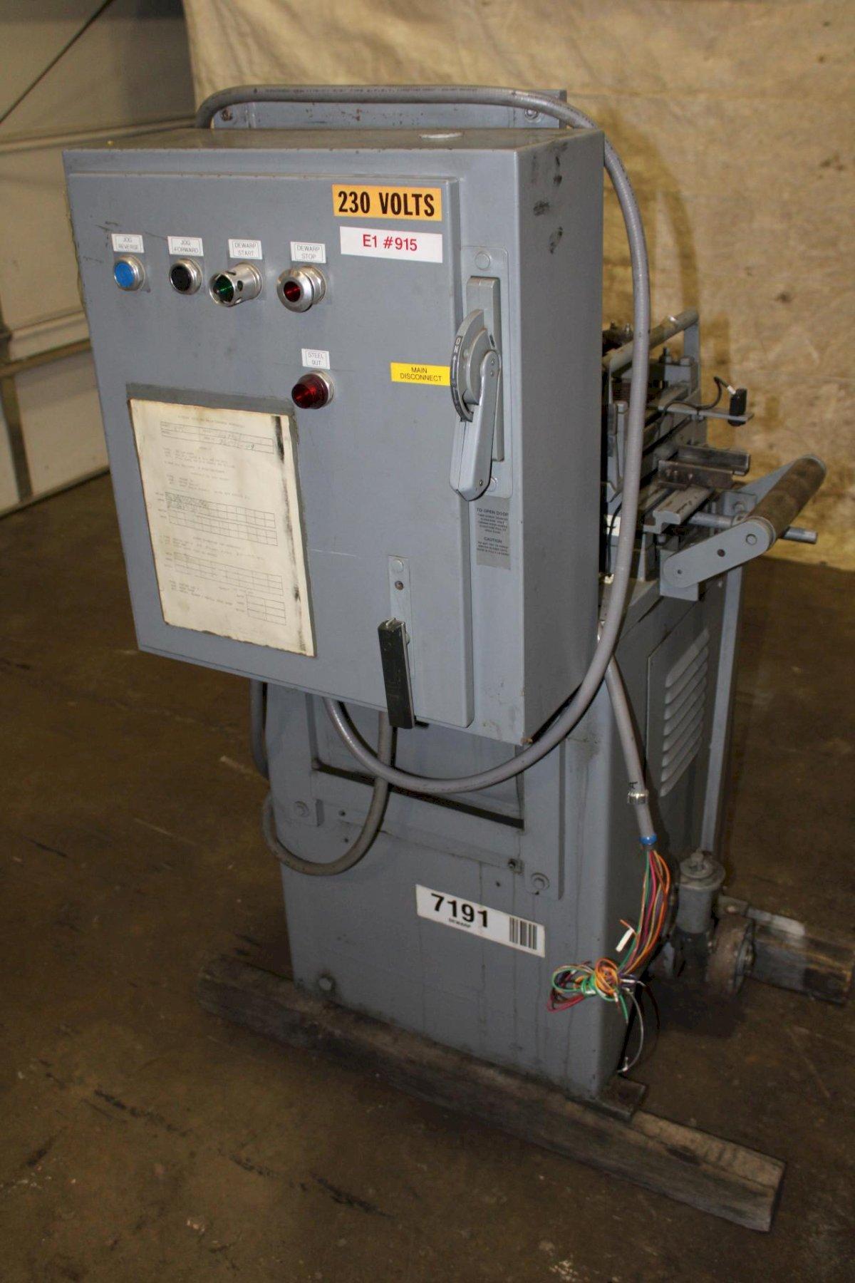 8" x .025" Littell #208-17PD, stock straightener, 17-roll, 8 over 9 all driven, 1-1/4" roll diameter, entry - Image 3