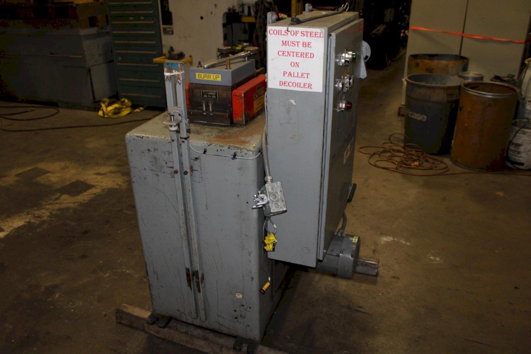 6" x .062" CWP, straightener, 17-roll, 8 over 9 all driven, 15/16" roll diameter, exit pinch rolls, edge - Image 5