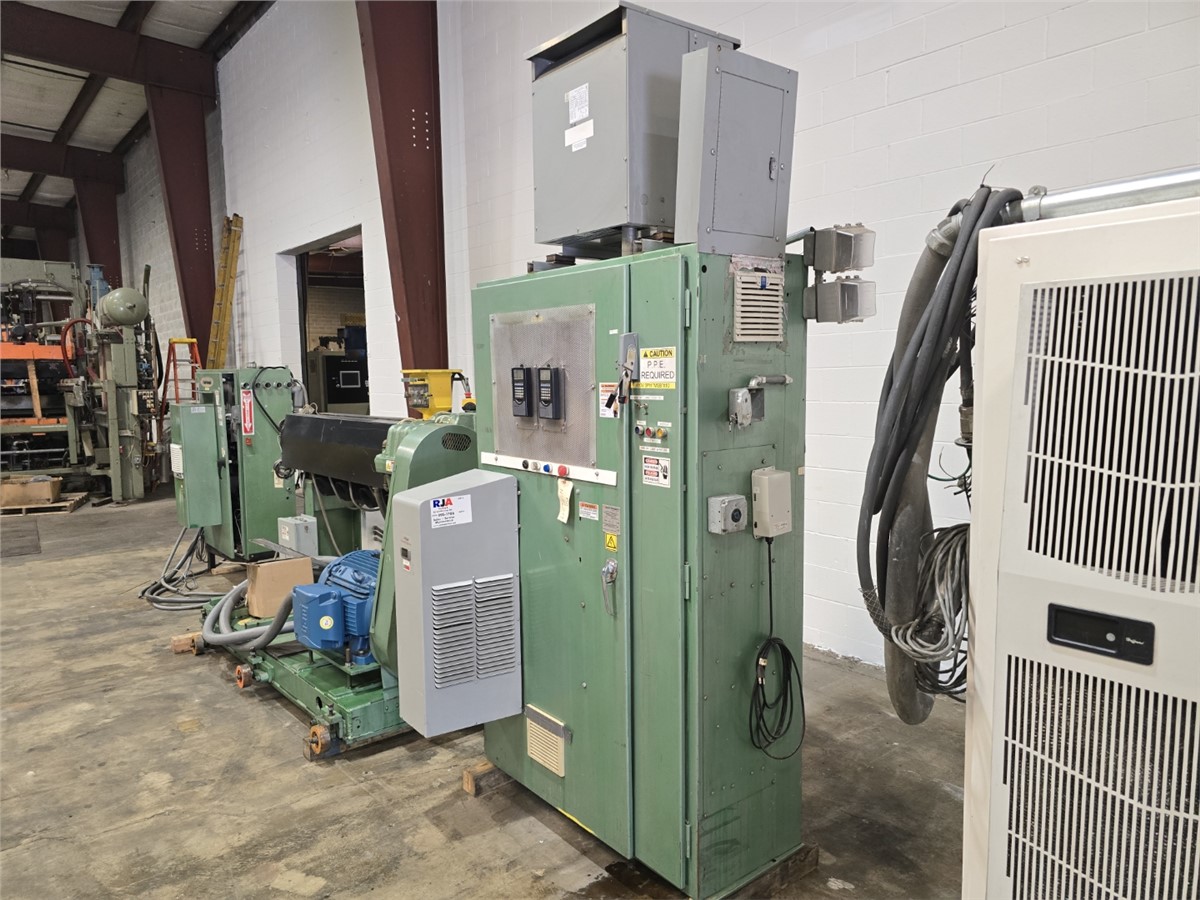2.5" Davis Standard #25IN25, extruder, 30:1 L/D, 75 HP WEG AC motor, 17.26:1 gearbox ratio, 5 barrel & 5 die - Image 10