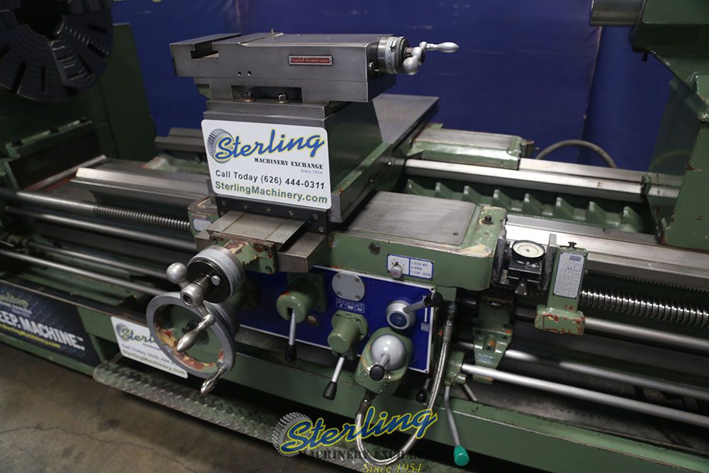 34"/44.5" x 80" Kingston #HR2000, gap bed engine lathe, 4-1/16" bore, 4-way rapid traverse, foot brake, 20 HP - Image 7