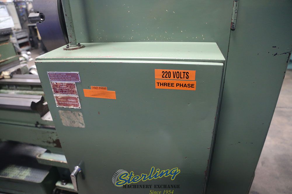 34"/44.5" x 80" Kingston #HR2000, gap bed engine lathe, 4-1/16" bore, 4-way rapid traverse, foot brake, 20 HP - Image 10