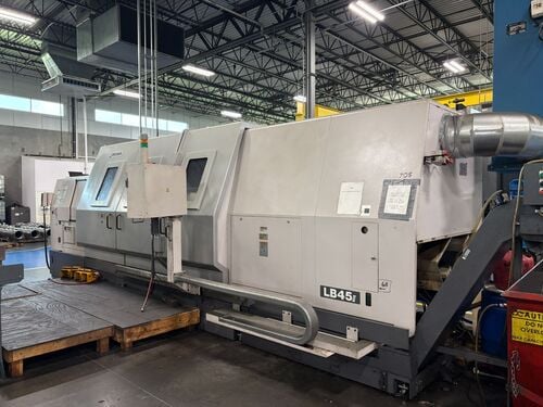 Okuma #LB45II-3000, CNC lathe, 33.7" swing, 25.98" diameter, 118" turning length, 21" chuck, 4.3" bar, 40 HP - Image 3