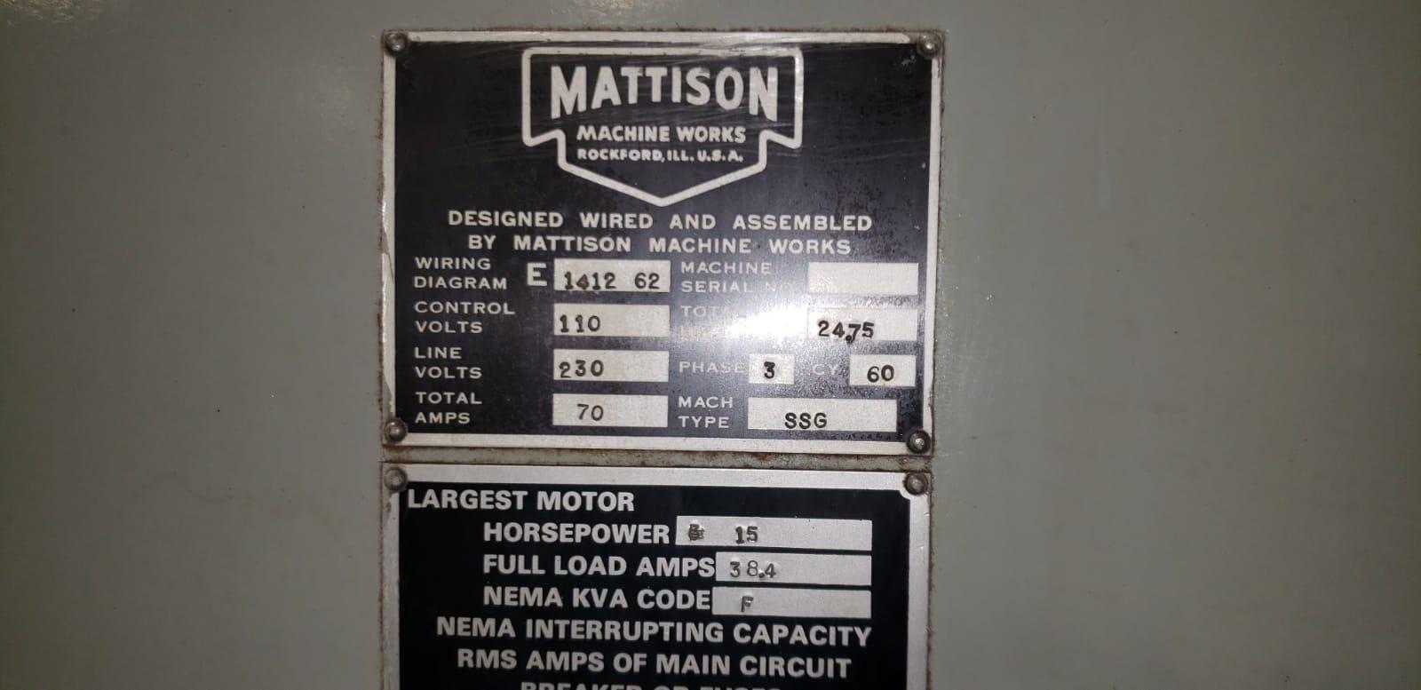 24" x 48" Mattison, hydraulic surface grinder - Image 10