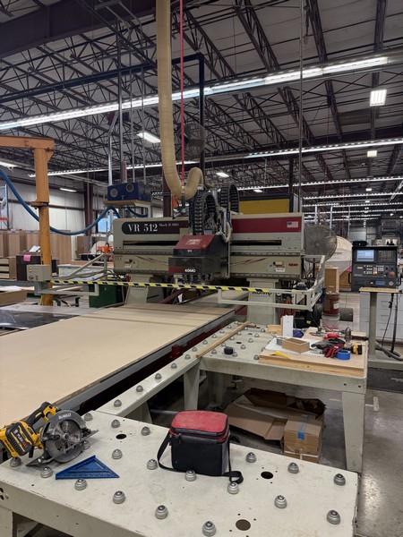 Komo #VR-512-Mach-II, CNC router, 5' x12'tbl., 12 ATC, 24k RPM, HSK-63F, 20 HP, 159" X, 84" Y, 11" Z, 2005 - Image 2