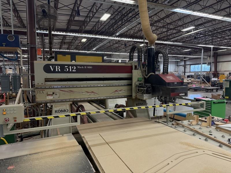 Komo #VR-512-Mach-II, CNC router, 5' x12'tbl., 12 ATC, 24k RPM, HSK-63F, 20 HP, 159" X, 84" Y, 11" Z, 2005 - Image 3