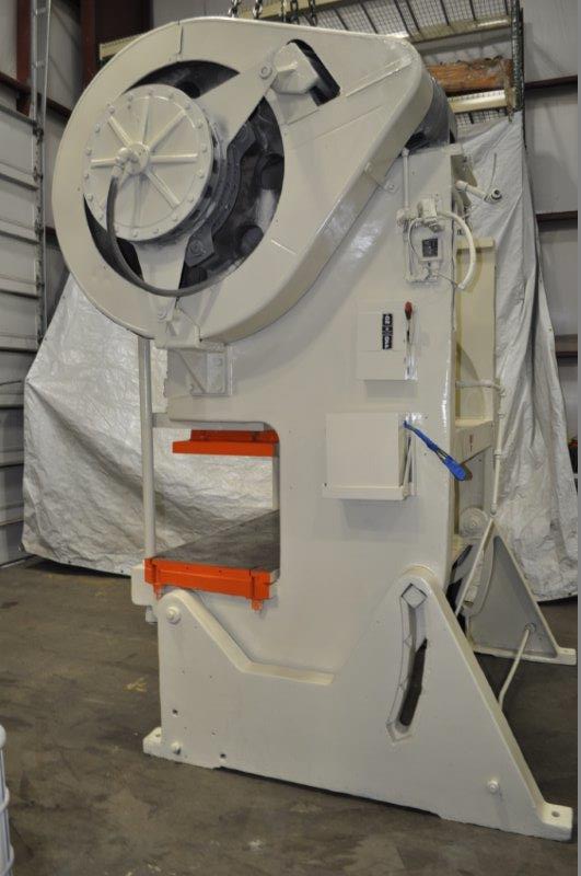 100 Ton, Bliss, double crank gap press, 6" stroke, 17" Shut Height, 40 SPM,air clutch & brake - Image 6
