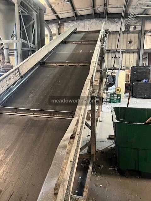 Cumberland #X1400, Granulator, 10 fly knives, 5 rows, 150 HP, 3/8" & 1/4" screens, infeed conveyor, blower & - Image 4