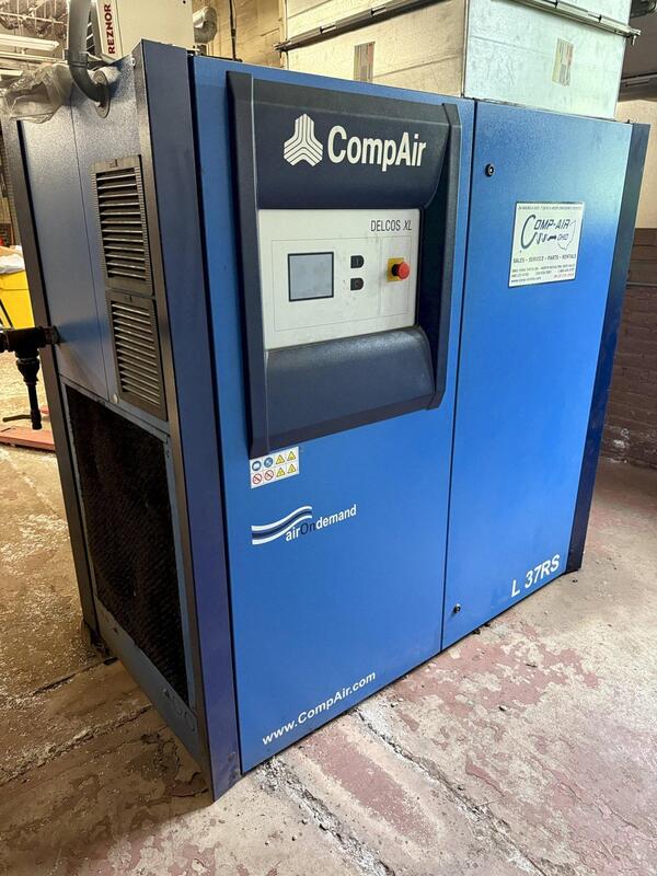 244 cfm, 188 psi, CompAir #L37RS-13A, Rotary Screw Air Compressor, 50 HP, 3600 RPM, 460 Volts, 3PH, 2014 - Image 4