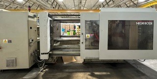 480 Ton, 64 oz., Negri Bossi #VE-4800H-3600, all electric injection molding machine, 27.9" x 31.5" tie bar - Image 2
