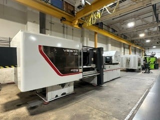154 Ton, Negri Bossi Vesta #M154-4300H-1580, all electric injection molding machine, 2012 - Image 2