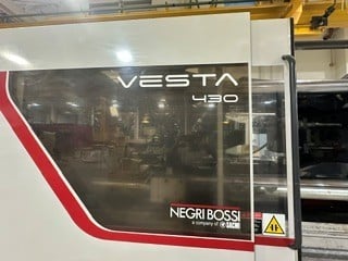 154 Ton, Negri Bossi Vesta #M154-4300H-1580, all electric injection molding machine, 2012 - Image 3