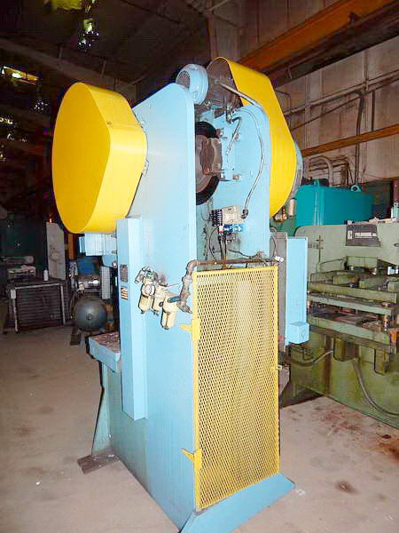 55 Ton, Heim #5GA-BG, gap frame press, 6" stroke, 15-1/2" Shut Height, 60 SPM,air clutch & brake - Image 3