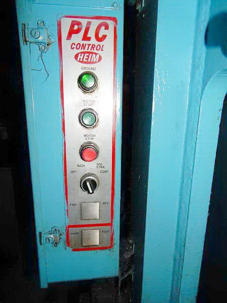 55 Ton, Heim #5GA-BG, gap frame press, 6" stroke, 15-1/2" Shut Height, 60 SPM,air clutch & brake - Image 6