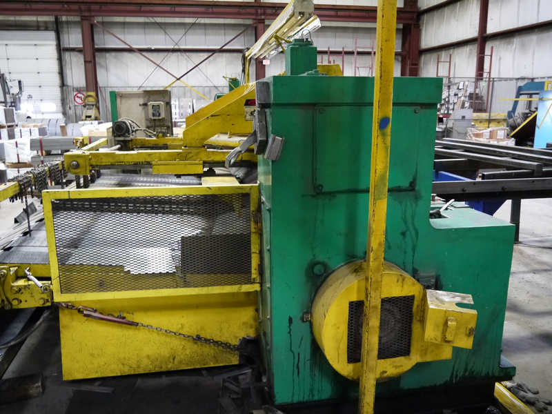 3/8" x 10' Wysong #1038, mechanical shear, 48" front operated manual back gauge, PC1000 CNC Back Gauge, 10' - Image 2