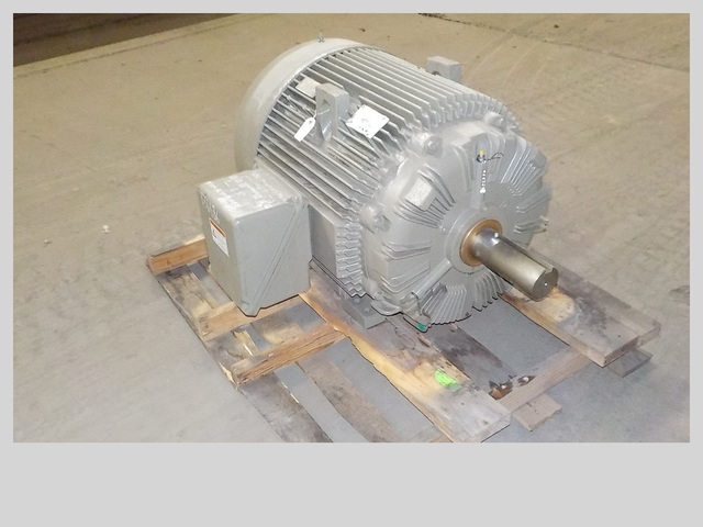 100 HP 1195 RPM General Electric #5KS444XAAQ308C, Frame 444T, TEFC, 460 Volts - Image 1