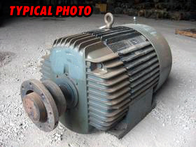 150 HP 3575 RPM General Electric #5KS44555118, Frame 445TS, TEFC, 460 Volts - Image 1