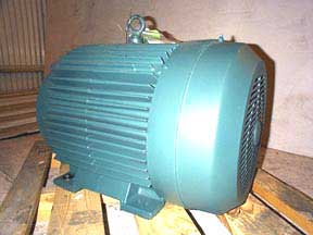 30 HP 1175 RPM Reliance, Frame 365U, TEFC, 230 Volts, Never Used - Image 1