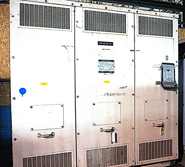 2210/2946 KVA 13,800 Primary, 454Y/262 Secondary, General Electric, Rectifier Transformer, 3 Phase - Image 1