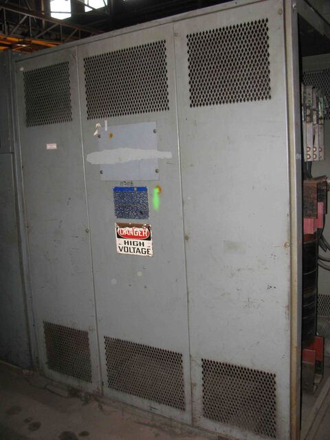 1000 KVA 4160 Primary, 480Y/277 Secondary, Square D, Indoor Unit Substation, 3 Phase - Image 1