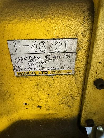 Fanuc, ArcMate 120I, 6-Axis Articulated Robot, 16 Kg Payload, 1542 mm Reach, RJ3 Controller, 2000 (2 - Image 4