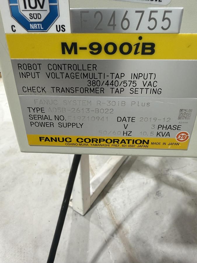 Fanuc, M-900iB/280L, 6-Axis Articulated Robot, 280 Kg Payload, R-30iB Controller, 2019 - Image 3