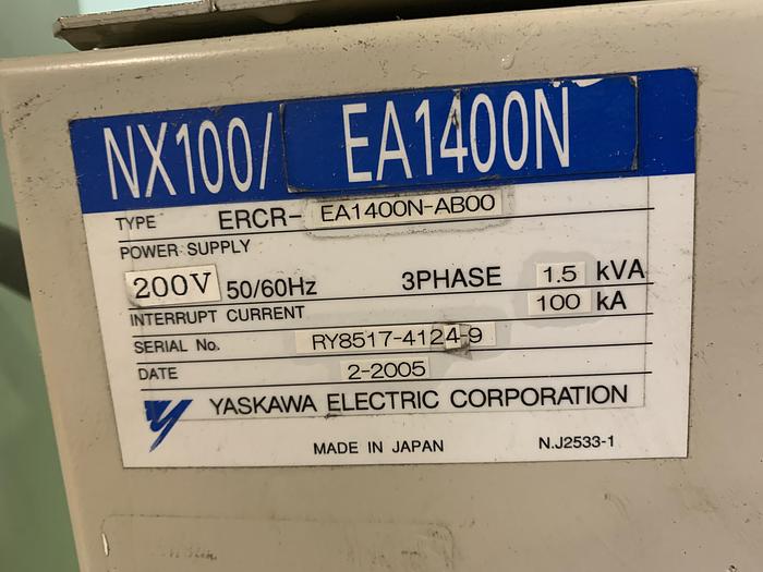 Yaskawa Motoman, EA1400N, 6-Axis Articulated Robot, 3 Kg Payload, 1390 mm Reach, NX100 Controller, 2005 - Image 10