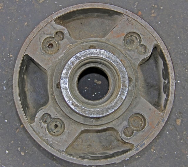 Union #518, 10" Independent 4-Jaw Lathe Chuck, 2 7/8" x 5 TPI Spindle - Image 3