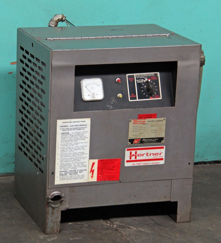 Hertner #SE6-450, 12 volt lead/acid battery, 6-Cell, 110/120 Volts, 1 phase - Image 2