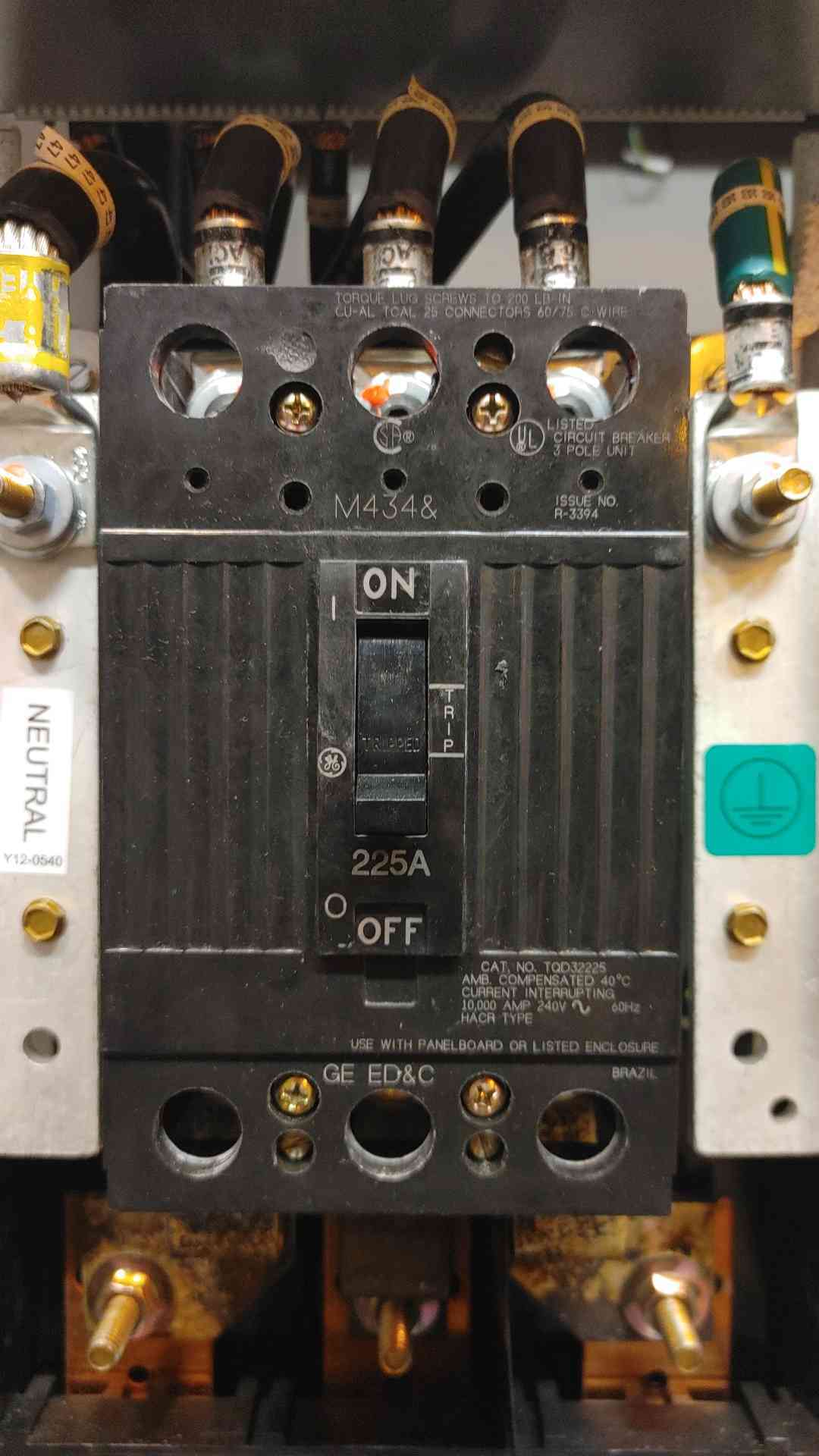 75 KVA Liebert #PPA075C, PDU, 480 x 208 Volts - Image 7