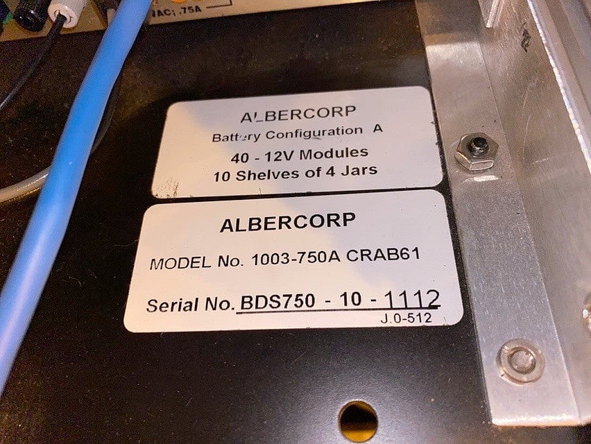 Alber #BDS-40, Battery Diagnostic System Base Unit (3 available) - Image 4