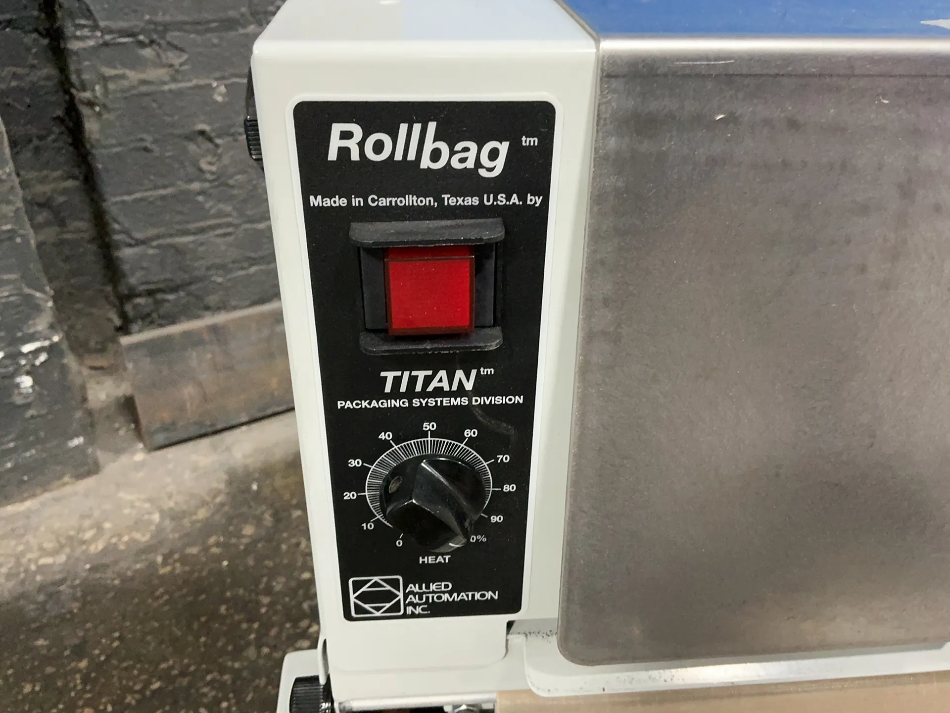 Allied Automation #1055 Rollbag Semiauto, Bagging Machine, 2002 - Image 2