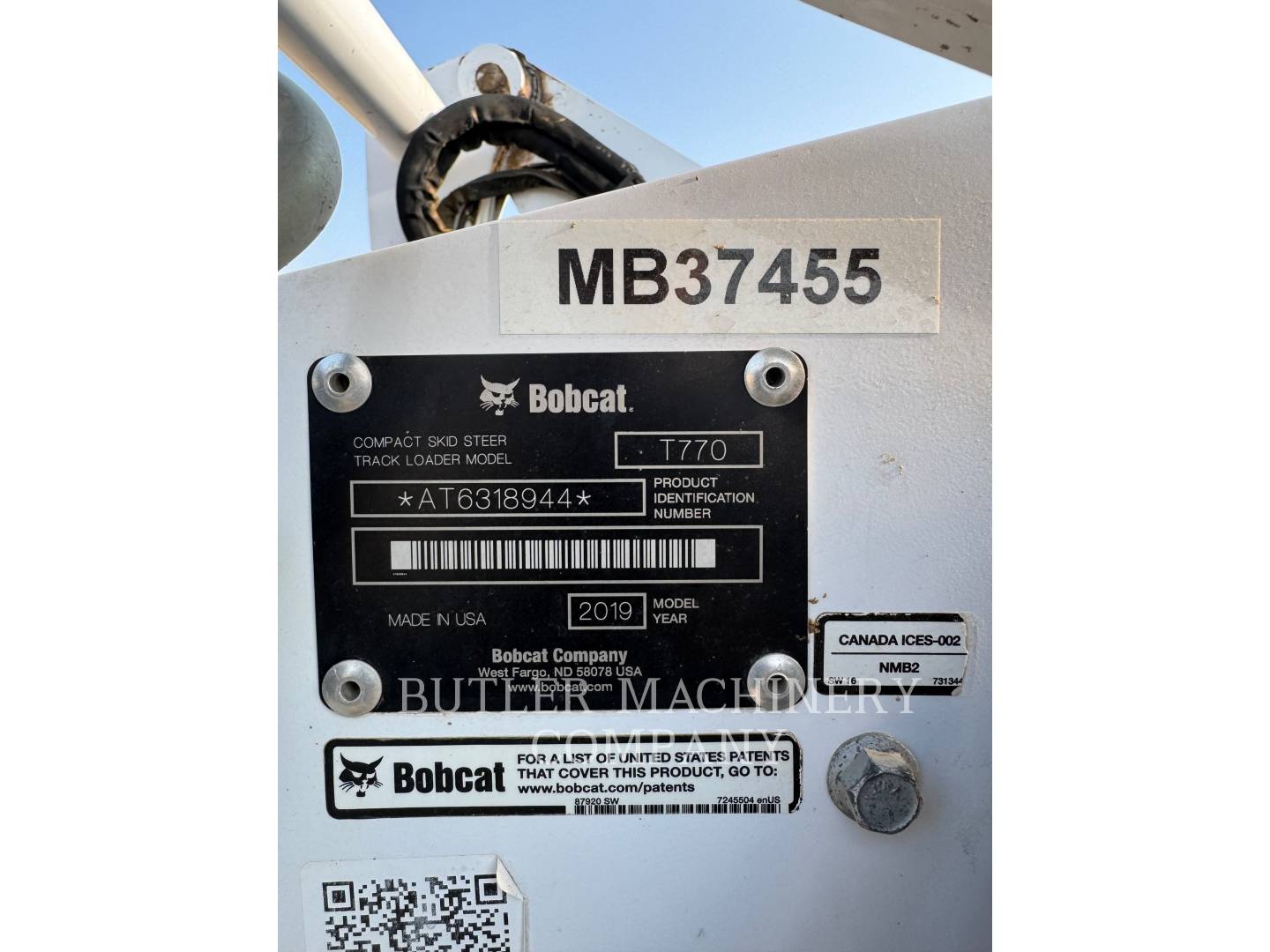 Bobcat T770, 4630 hours, S/N: AT6318944, 2019 - Image 6