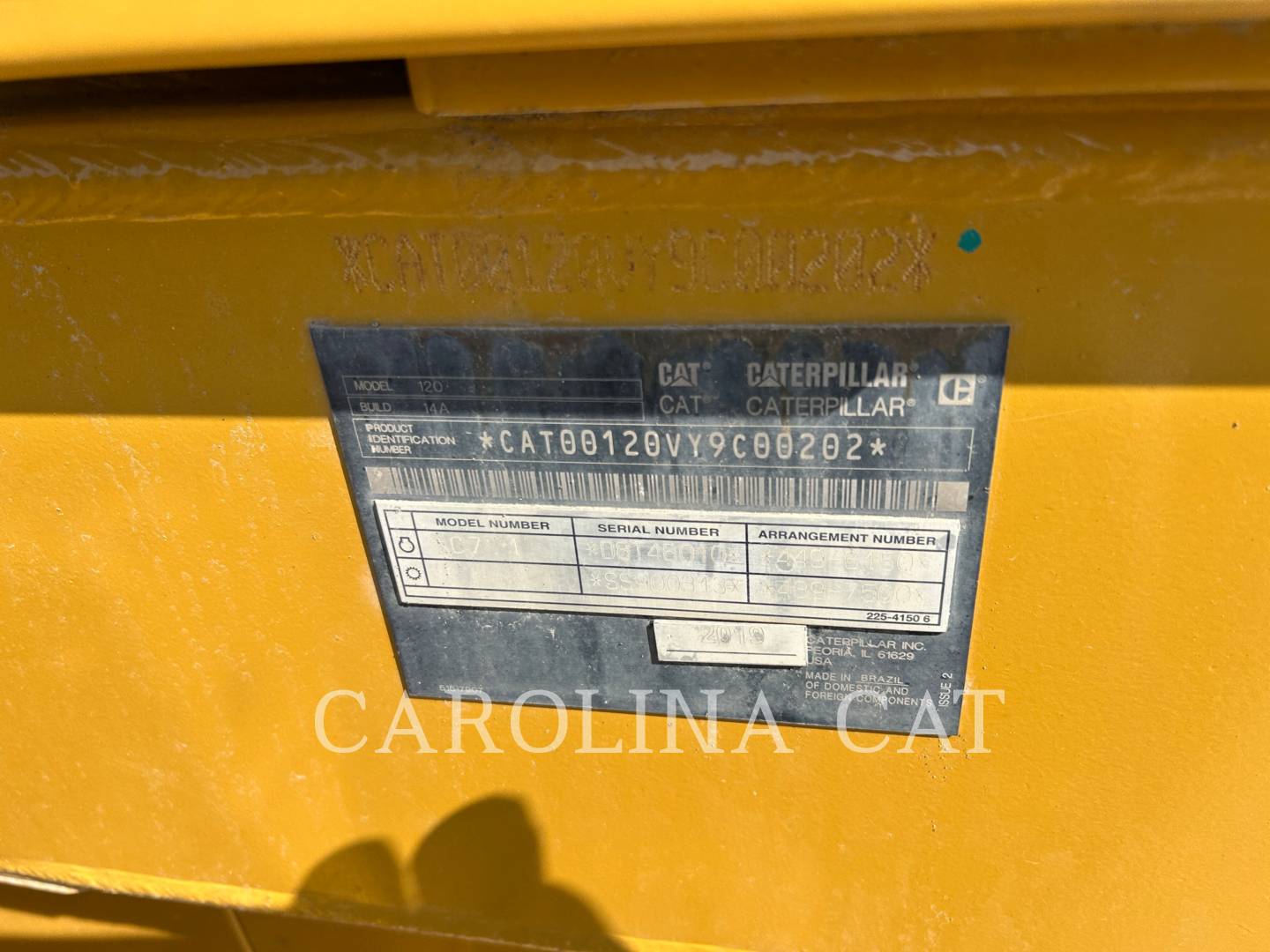 Caterpillar 120, Motor Grader, 1386 hours, S/N: Y9C00202, 2019 - Image 6