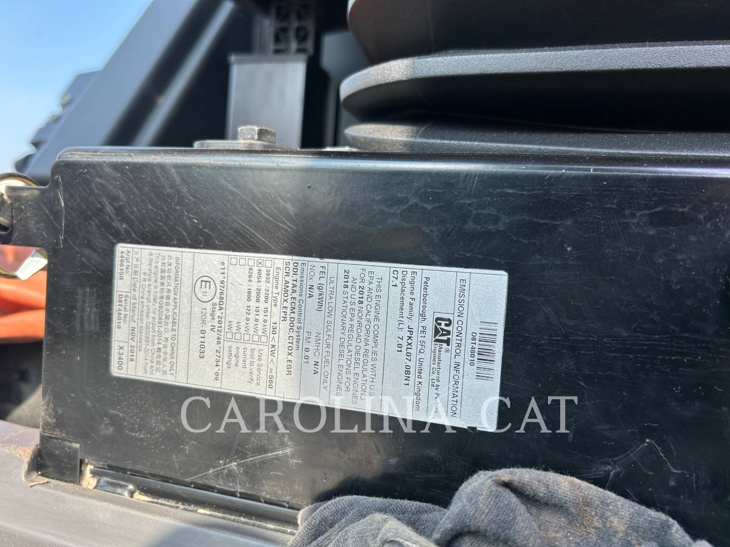Caterpillar 120, Motor Grader, 1386 hours, S/N: Y9C00202, 2019 - Image 8