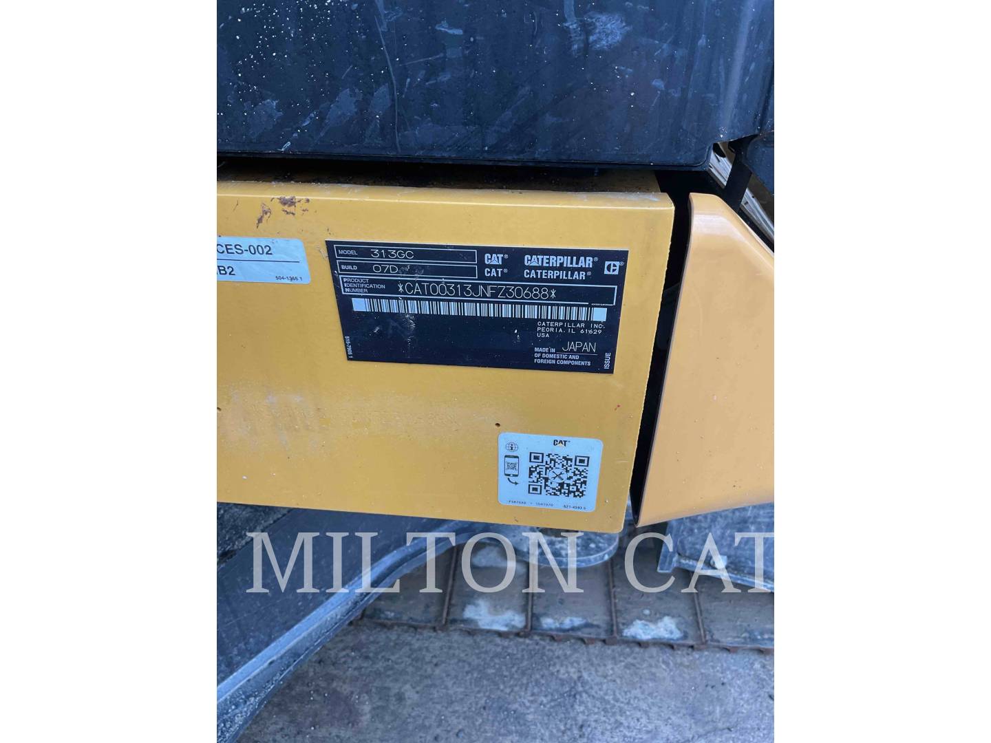 Caterpillar 313GC, 187 hours, S/N: NFZ30688, 2024 - Image 6