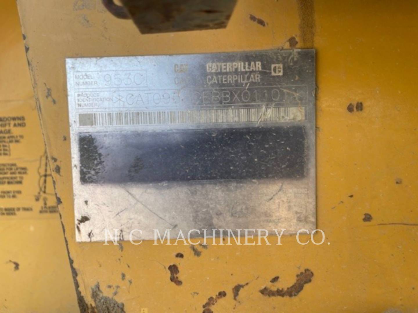Caterpillar 953C, 12158 hours, S/N: BBX01101, 2004 - Image 6