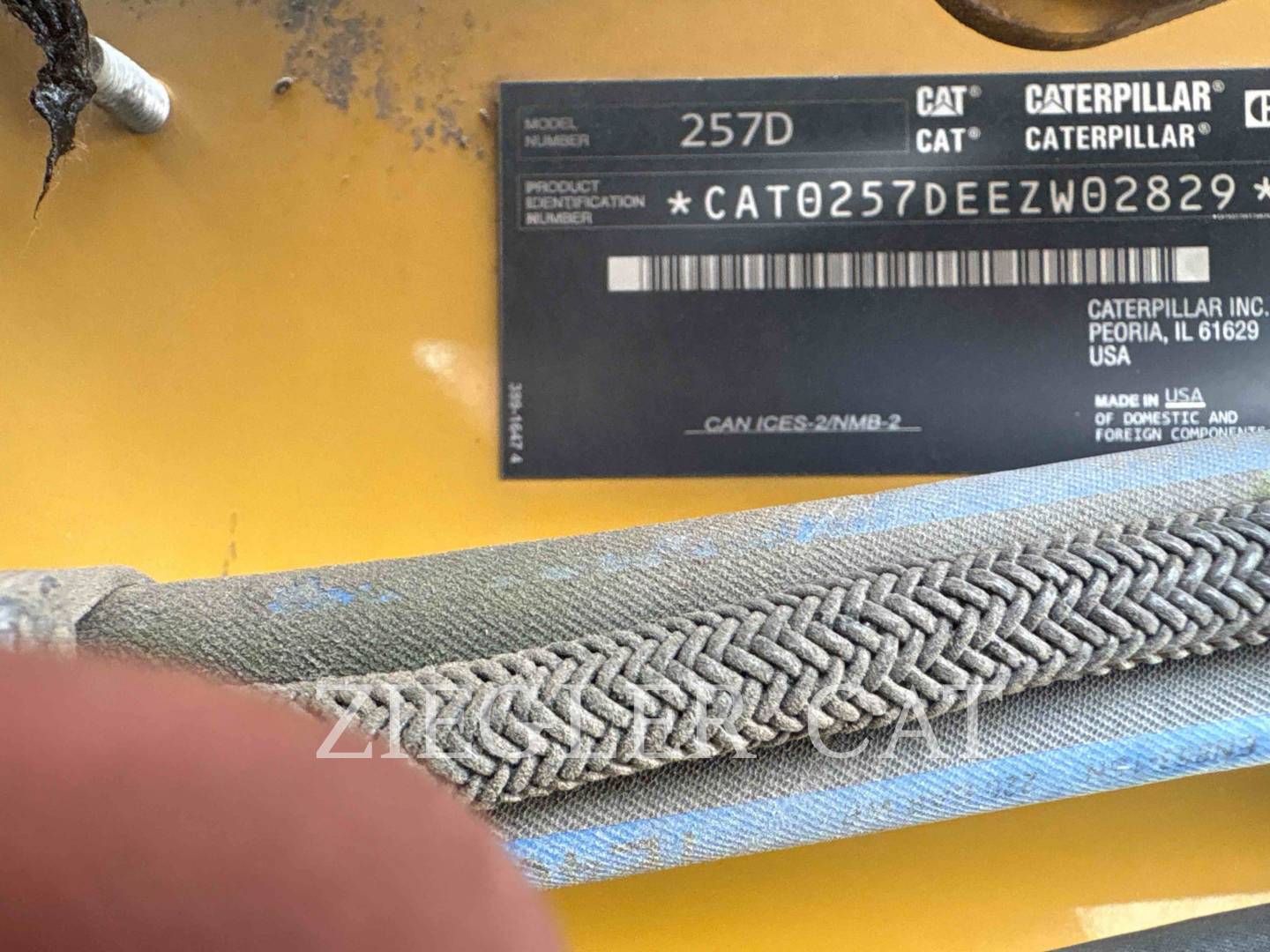 Caterpillar 257D, 68 hours, S/N: EZW02829, 2019 - Image 5