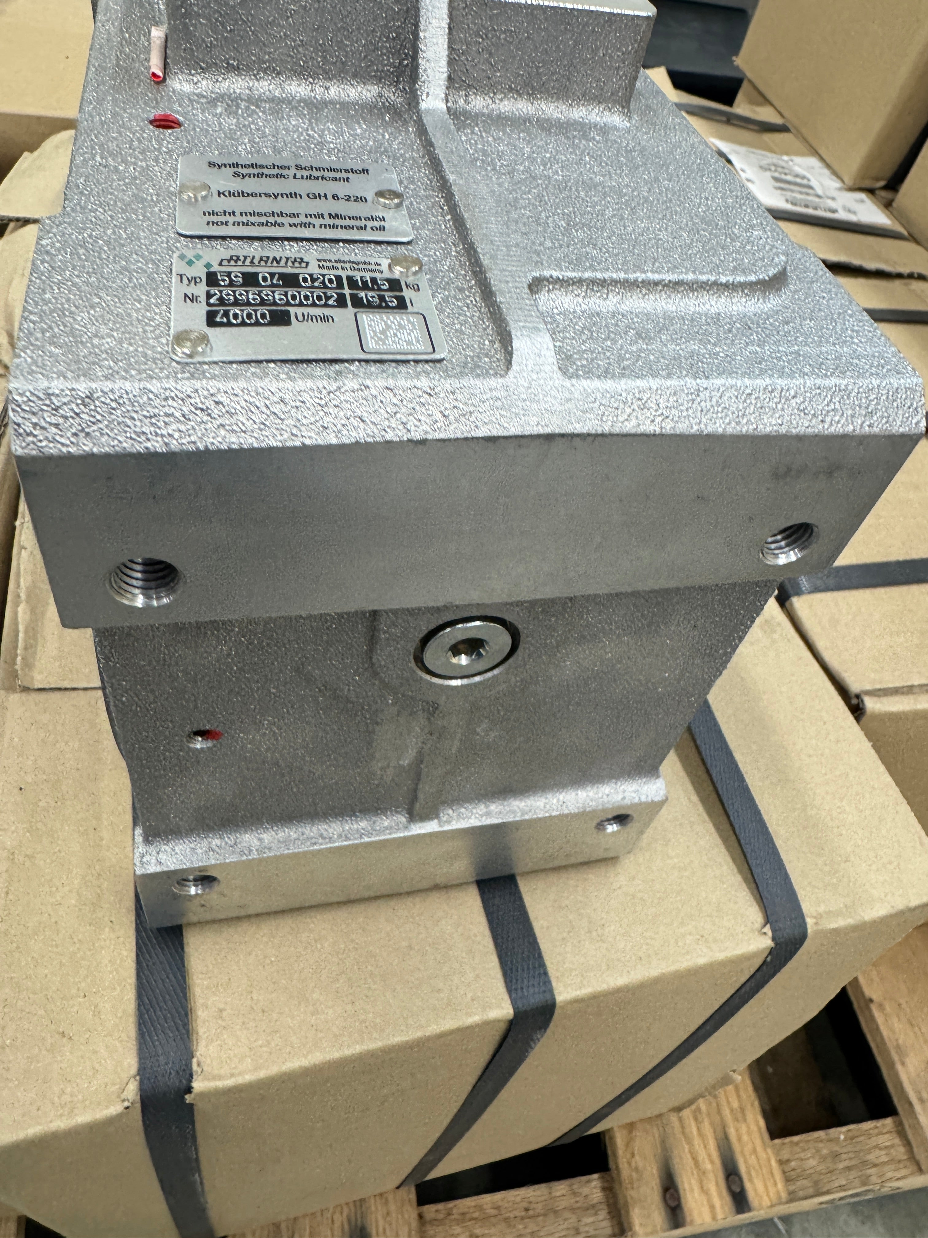 Atlanta Antriebssysteme #59-04-020, E-Series Servo Worm Gearbox, 19.5:1 Ratio, 4000 RPM Max Input - Image 8