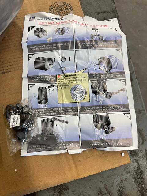 Apex Dynamics #AE205-080, AE Series Inline Planetary Gearbox, 80:1 Ratio, 2 Stage, 205 mm Frame - Image 5