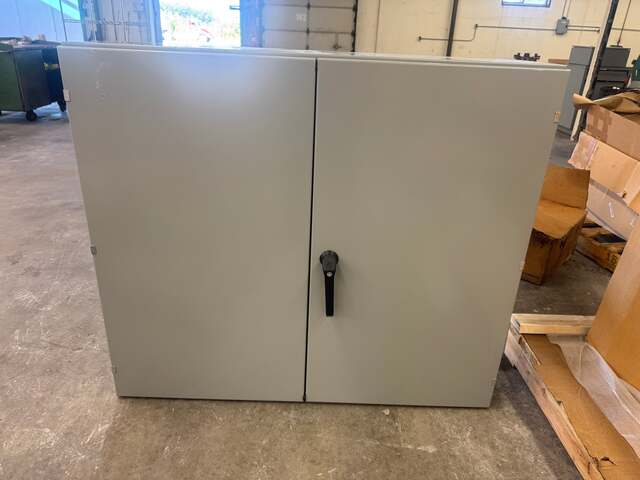 42" H x 48" W x 12" D Saginaw Control & Engineering #SCE-424812WFLP, Two Door Wall Mount Enclosure, NEMA - Image 2