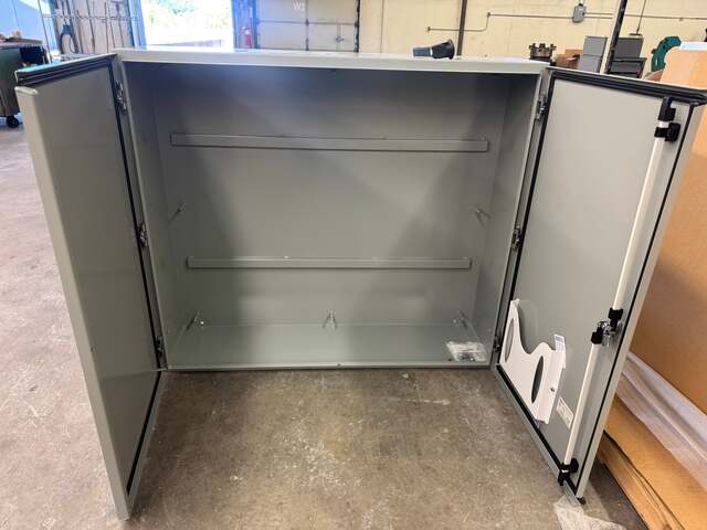 42" H x 48" W x 12" D Saginaw Control & Engineering #SCE-424812WFLP, Two Door Wall Mount Enclosure, NEMA - Image 5