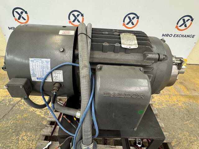 25 HP 1770 RPM Baldor #ZDJ4103T, Frame 284TC, Vector Duty Inverter Motor, 4000 RPM Max, 230/460 Volts, 3 phase - Image 2