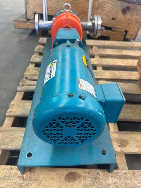 Borger #AL-25, Rotary Lobe Pump, 2" 150 Lb. ANSI Flanges, w/ Gear Reducer and Motor on Base, Stainless - Image 6