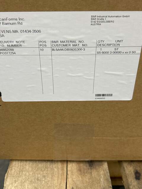 1.45 kW B & R #8LSA44.DB030S200-3, Synchronous Servo Motor, 4.62 Nm Torque, 400 Volts, 2.8 Amps, IP64, w/ - Image 5
