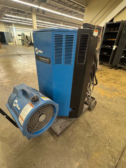 Miller #Syncrowave-351, AC/DC TIG Welder, 350 Amps at 40% Duty Cycle, 200/230/460 V., 1 Ph., w/ Coolmate 4 (2 - Image 6