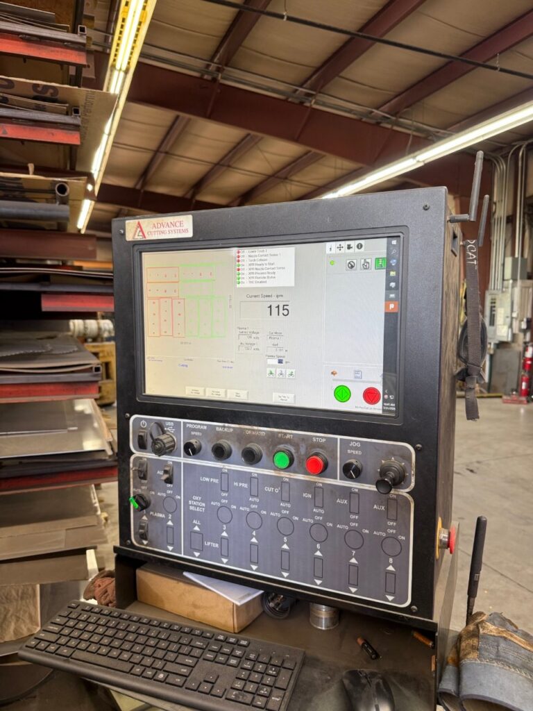 Advance Cutting Systems #PrecisionPro-II-612, 6' x 12' plasma cutting table, Hypertherm XPR 300 power supply - Image 2