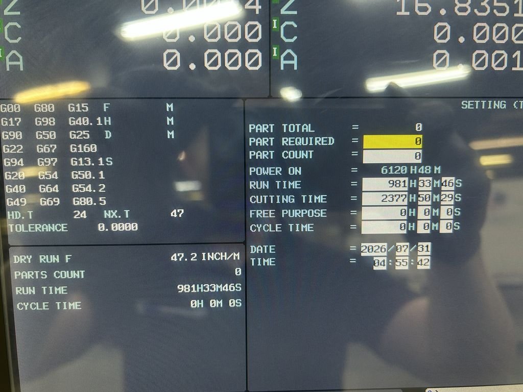 DN Solutions #DVF-6500, 5-Axis CNC vertical machining center, Fanuc 31i-B5 Plus Control, 29.5" X, 30.9" Y - Image 5