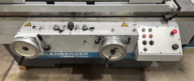 16" x 40" Kellenberger #1000U, 3-wheel design with ID spindle, micro correction, 2-Axis digital read out, 2002 - Image 4
