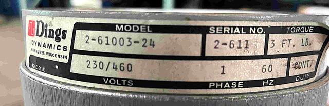 35 ft.lb. Stearns #2-61003-24, AC brake - Image 3